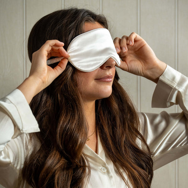 Masque de nuit en soie de mûrier 22 momme